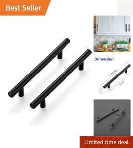 Elegante 32er-Pack mattschwarze Griffe - 7,38" Stangengriffe für Schränke & Schubladen - Bild 1 von 11