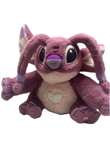 Disney Primark ANGEL 12" Lilo & Stitch Plush Pink Purple Light Up Stuffed Animal - Picture 1 of 15