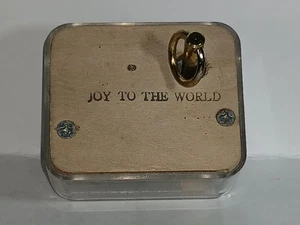 Caja de música/joyero movimiento musical vintage Sankyo Japón "Joy To The World" - Imagen 1 de 11