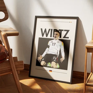 Wirtz Poster A3 – Football Icon Art | Hochwertiger Plakat - Bild 1 von 4