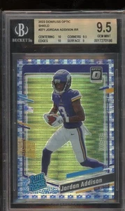2023 Donruss Optic #271 Jordan Addison Shield #/32 - Picture 1 of 2
