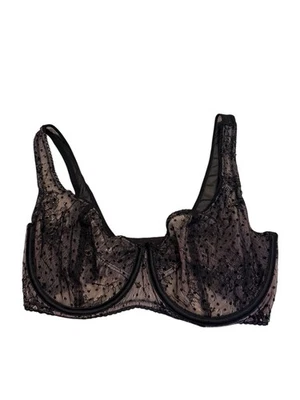 Victoria’s Secret Dream Angels Unlined Balconette Bra Size 34DD Black - Image 1 of 4