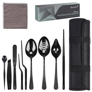 9-Piece Stainless Steel Culinary Plating Set | Professional Tool Kit Heavy Duty - Picture 1 of 7