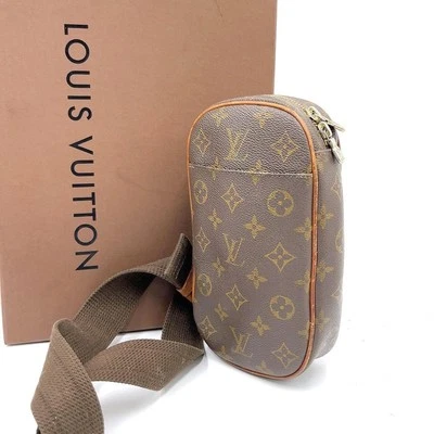 Louis Vuitton Body Bag Pochette Gange Monogram Canvas Brown Vintage M51870 - Image 1 of 4