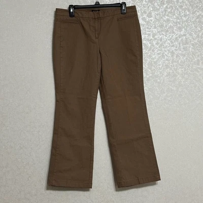 WORTH New York Wide Leg Brown Denim Pants High Rise Back Pockets Sz 8 - Image 1 of 4