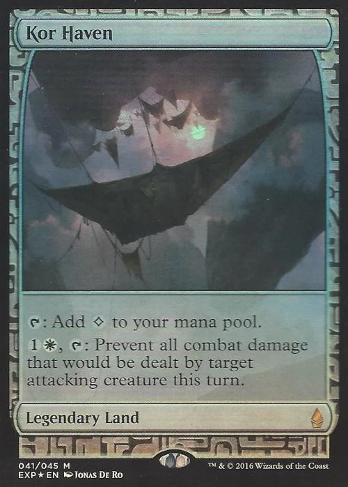 MTG English Kor Haven NM Foil Zendikar Expeditions - Image 1 of 1