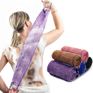 5 Pieces African Net Sponge with Handles Long African Exfoliating Net Washcloth - Bild 1 von 8