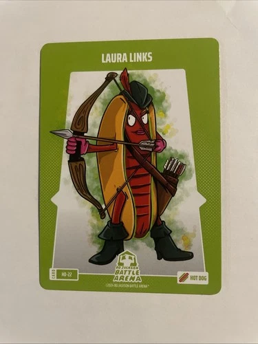 2024 Bo Jackson Battle Arena Laura Links Hot Dog Card!!