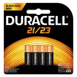 Duracell CopperTop Alkaline Batteries with Duralock 21/23 4/Pk MN21B4PK - Picture 1 of 5