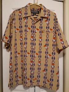 VTG 80s 90s Pelle Pelle Marc Buchanan Mens L All Over Print Martini Lounge Rare - Picture 1 of 7