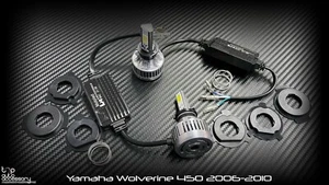 LED Kit H6 Headlight Lights Bulbs Hyper HID for Yamaha Wolverine 450 2006-2010  - Bild 1 von 3