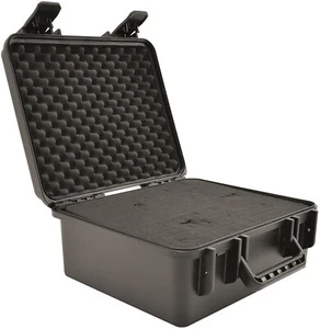 Citronic black heavy duty IP65 impact/water resistant compact abs transit case - Picture 1 of 5