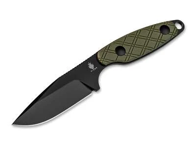 Kizer Muskrat D2 G10 Green Black Blade Messer Feststehend Outdoor ✔️ 02KI042