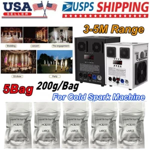 5Bag Ti Pulver für Kaltfunken Feuerwerk Maschine 200g ein Beutel Spezialeffekt DJ - Bild 1 von 8