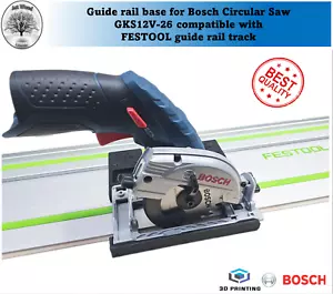 Bosch GKS12V-26 Adaptor adapter base Circular Saw FESTOOL guide rail track - Picture 1 of 7