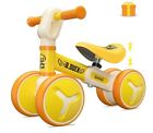 YGJT Baby Balance Bike for 1 + Year Old Boy and Girl, Indoor Outdoor Yellow NEW
