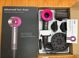 Brushless Super Hair Dryer, Sonic Fast Fuchsia/Gray - Picture 1 of 8