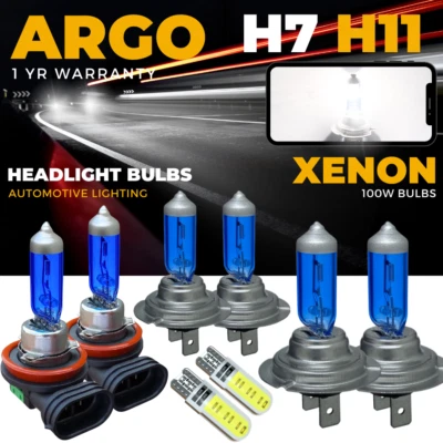 For Mercedes A Class W169 Headlight Xenon White 2004-12 Led Fog Side Light Bulbs - Image 1 of 4