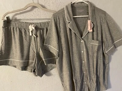 Victoria Secret Modal Conjunto de Pijama Manga Corta XS S M L XL pj boxers 2 piezas NUEVO CON ETIQUETAS NUEVO Foto 1 de 4