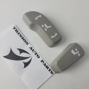 2007-2008 Infiniti G35 Power Seat Switch Knobs Driver Side Gray Set of 2 OEM - Picture 1 of 3