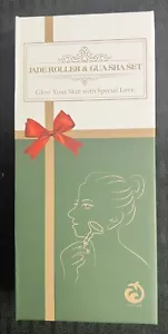Juego de tablas de rodillo facial Jade Gua Sha - herramienta de masaje antienvejecimiento - Imagen 1 de 9