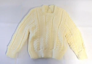 Wunderschöner zitronengelber Strick Baby Pullover Handarbeit in Cornwall - ca. 12-24 Monate - Bild 1 von 2