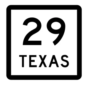 Texas State Highway 29 Sticker Decal R2283 Highway Sign - Picture 1 of 1