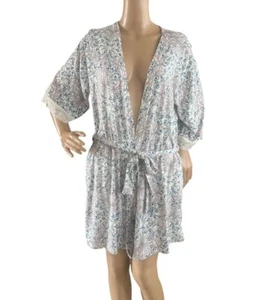 Flora Nikrooz Women's Wrap Robe Floral Sleep Robe Size Small - Picture 1 of 5