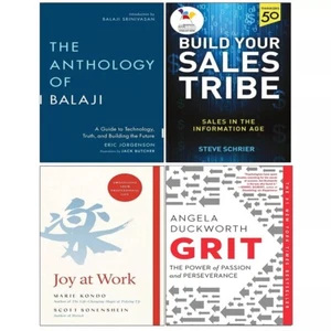 Anthology of Balaji, Grit, Joy at Work (HB), Build Your Sales Tribe 4 Books Set - Picture 1 of 5