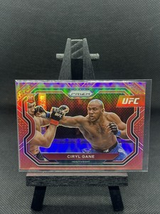 2021 Panini Prizm UFC Ciryl Gane Red Prizm RC 271/275 #184 PCS1309
