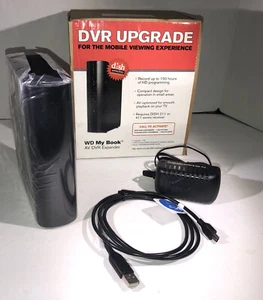 WD My Book AV DVR Expander 1 TB,USB 2.0 & eSATA Hard Drive WDBABU0010HBK-NESN - Afbeelding 1 van 12