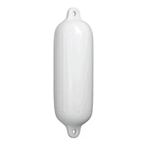 Polyform G-5 zylindrischer gerippter Fender 21,5 x 70,5 cm weiß - Bild 1 von 1