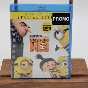 SEALED NEW OLD STOCK Despicable Me 3 PROMO BLU RAY DVD DIGITAL SHIPS SAFE QUICK - Imagen 1 de 2