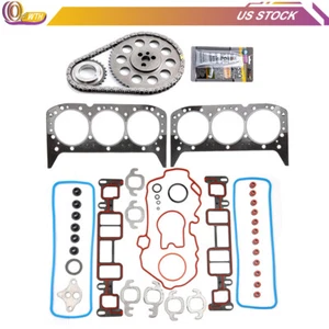Juego de juntas de culata de cadena de distribución del motor para 99-05 Chevrolet Astro GMC Jimmy 4,3 L - Imagen 1 de 9