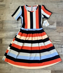 LuLaRoe Amelia Dress X-Small Stripe Brand new with Tags - Picture 1 of 5