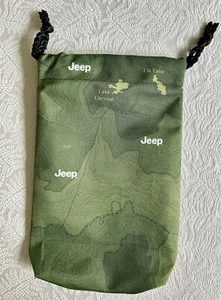 JEEP Owners Manual Tool Pouch Fabric Bag ONLY Map Theme Excellent Condition Case - Picture 1 of 4