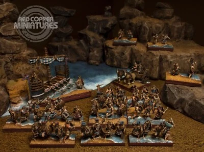 28mm Sea Peoples Army Units from red copper miniatures