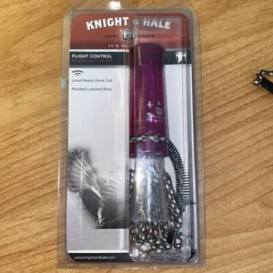 KNIGHT & HALE FLIGHT CONTROL Single Reed Duck Call With Molded Lanyard FREE SHIP - Picture 1 of 10