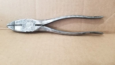 Alicates de colección M. Klein & Sons Tools Lineman Chicago EE. UU. funcionando, en muy buena condición Foto 1 de 4