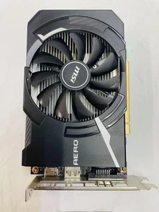 MSI Nvidia GeForce GTX 1650 4GB GPU DisplayPort HDMI DVI Video Card Used - Picture 1 of 4