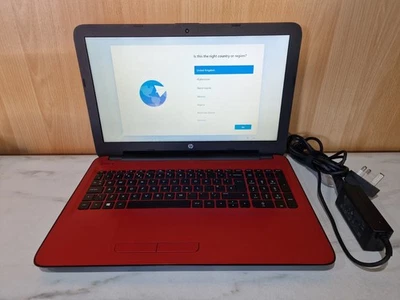 Pantalla Roja HP 15-ba079sa 15.6" AMD A6 Quad Core 8GB RAM 240GB SSD Win 11 CD+DVDR - Imagen 1 de 4