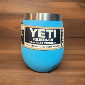 NEU Yeti 10 Unzen Weinbecher Hellblau - Bild 1 von 4