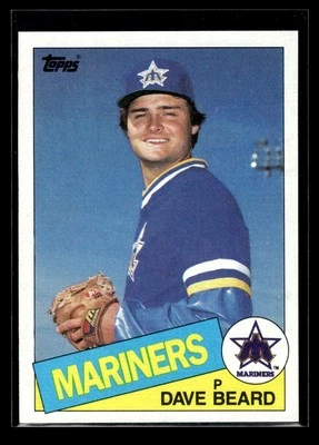 1985 Topps #232 Dave Beard Mint+ New Seattle Mariners - Image 1 of 2
