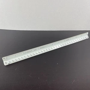 Architectural Scale Ruler, 12" Plastic Architect Scale - Picture 1 of 5