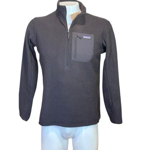 Men's Patagonia R1 Air Zip-Neck Fleece Gray Size s - Picture 1 of 3