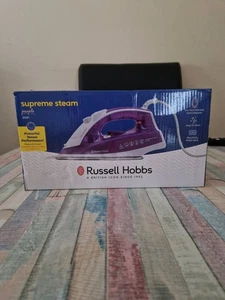 Russell Hobbs Supreme Steam Iron Non-Stick Stainless Steel 2400W 300ml Tank - Picture 1 of 3