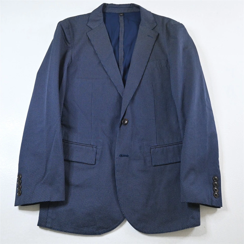 J.Crew 38R Azul Punto Pin Algodón C4827 Crosby Hombres Blazer Traje Chaqueta Abrigo Deportivo Foto 1 de 4