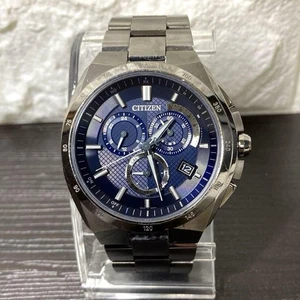 Citizen Attesa AT3010-55E Eco-Drive Radio Solar Watch Chronograph Titanium Men's - Picture 1 of 24