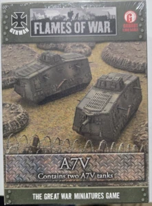 Flames of War The Great War Miniatures German A7V Tank FOW GGBX01 - Picture 1 of 1