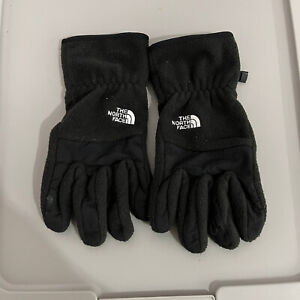 The North Face Gloves Mens Large Black Fleece Logo Winter Outdoors Skiing